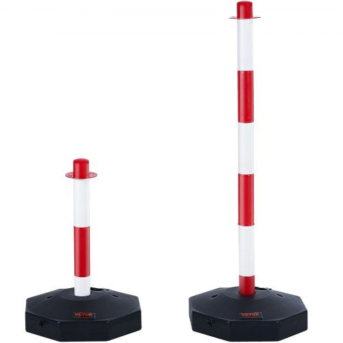Adjustable Traffic Delineator Post Cones 4 Pack Traffic Safety Delineator