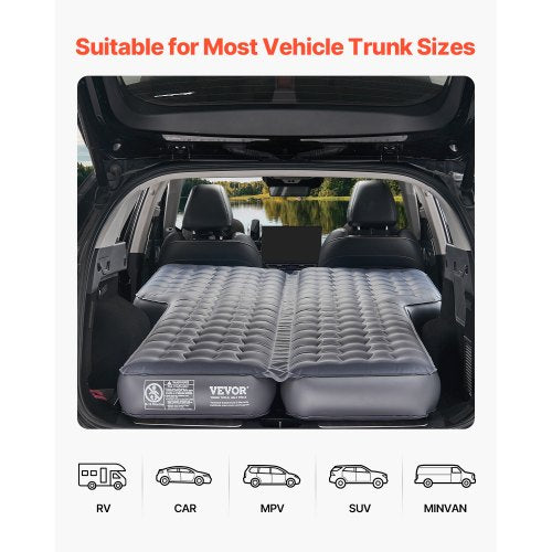 Car Air Mattress Inflatable Car Camping Mattress Oxford Thickened Travel