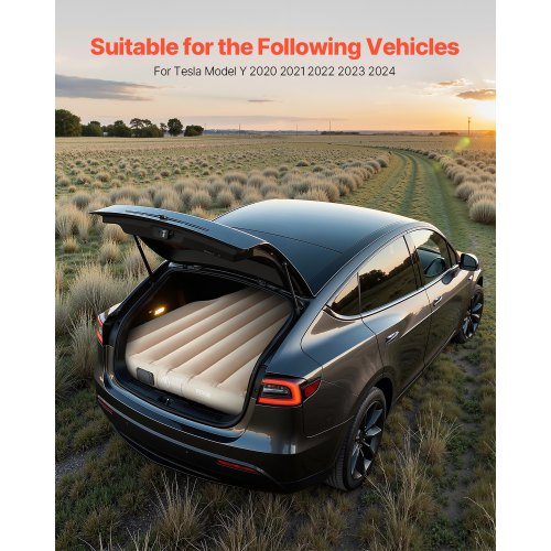 Car Air Mattress Fits Tesla Model Y 20202024 Inflatable Car Camping