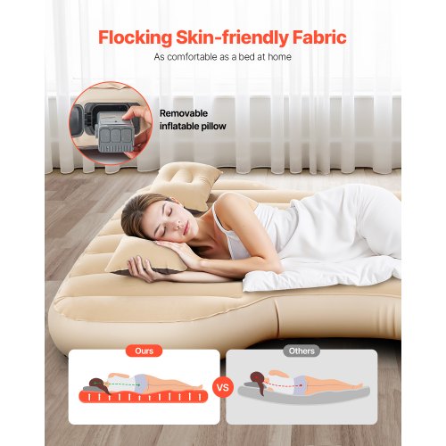 Car Air Mattress Fits Tesla Model Y 20202024 Inflatable Car Camping