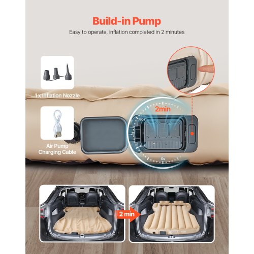 Car Air Mattress Fits Tesla Model Y 20202024 Inflatable Car Camping