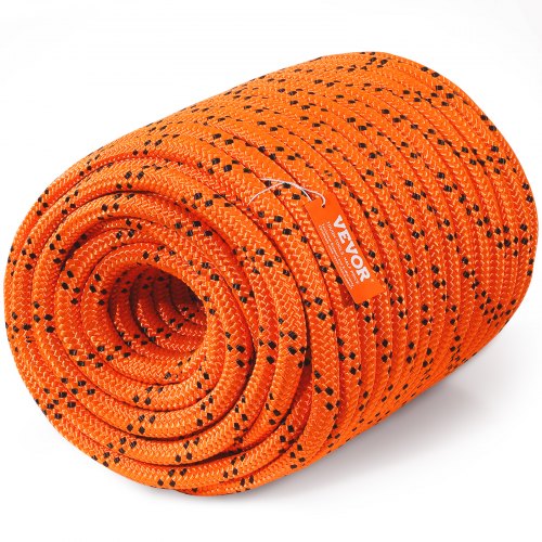 Double Braided Polyester Rope 34 in x 220 ft 24 Strands 12700 LBS