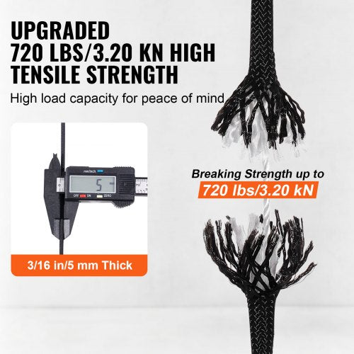 Durable Nylon Cord 316 inch x 1000 ft 32Strand Design 720 LBS Load