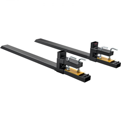 Pallet Forks 4000 Lbs Capacity Clamp On 60 Tractor Bucket Heavy Duty Front