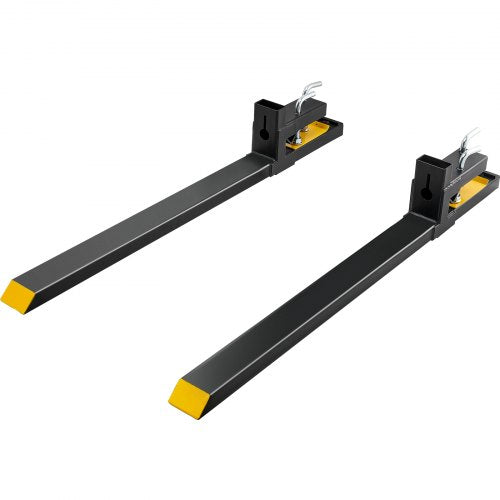Pallet Forks 4000 Lbs Capacity Clamp On 60 Tractor Bucket Heavy Duty Front
