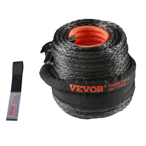 Synthetic Winch Rope 1/2 Inch x 92 Feet 32000 lbs Synthetic Winch Line