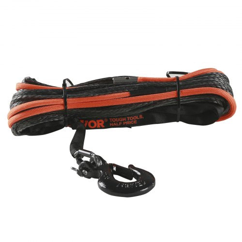 Synthetic Winch Rope 316 Inch x 50 Feet 8350 lbs Synthetic Winch Line