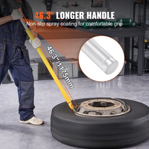 Tire Bead Breaker Slide Hammer 463 Length Heavy Duty Steel Tire Bead