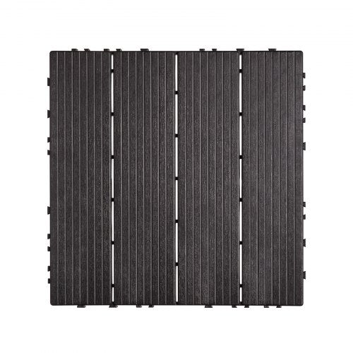 Interlocking Deck Tiles 36 Pack116x116 36 sq ft Plastic Waterproof