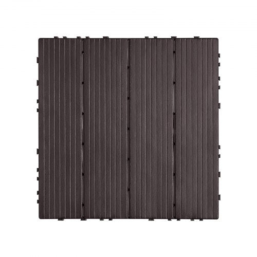 Interlocking Deck Tiles 54 Pack12x12 54 sq ft Plastic Waterproof
