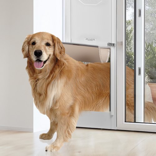 Dog Door For Sliding Glass 75 7880 1116 Adjustable Height Doggy Doors Aluminum