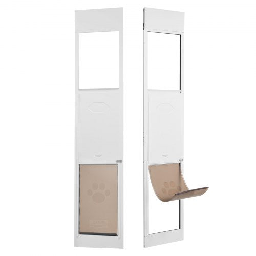 Dog Door For Sliding Glass 75 7880 1116 Adjustable Height Doggy Doors Aluminum