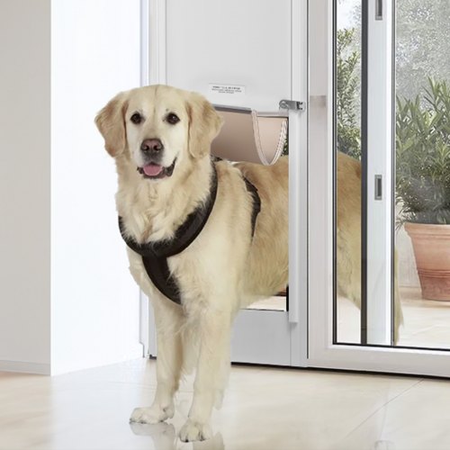 Dog Door for Sliding Glass Door 75 7880 1116 Adjustable Height Doggy