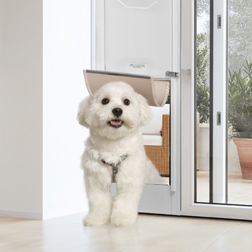 Dog Door for Sliding Glass Door 75 7880 1116 Adjustable Height Doggy