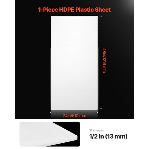 HDPE Plastic Sheet Board 1 Pack High Density Polyethylene Sheet Plastic