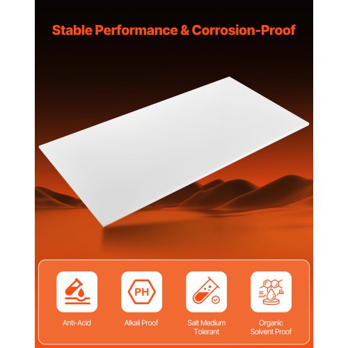 HDPE Plastic Sheet Board 1 Pack High Density Polyethylene Sheet Plastic