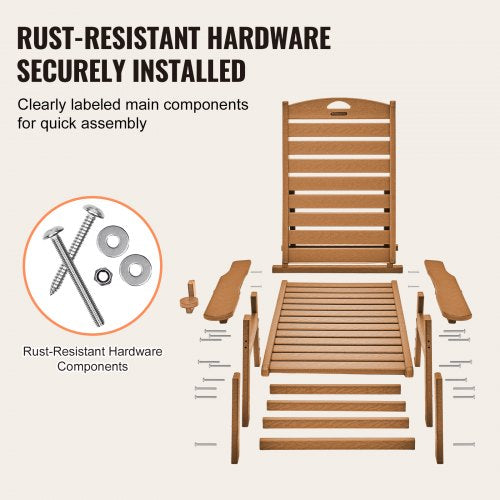 Chaise Lounge Chair 400 Lbs Weight Capacity 6 Positions Adjustable Patio 50 4