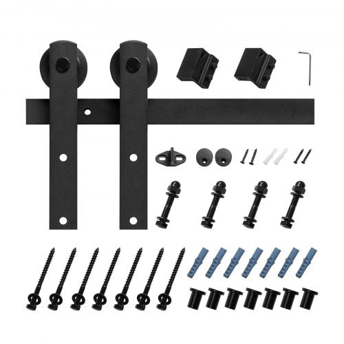10FT Sliding Barn Door Hardware Kit 330 LBS Weight Capacity Compatible