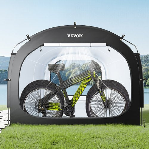 Bike Storage Tent 5 Bikes Outdoor Spacious With Ventilated Window Waterproof