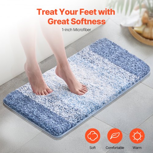 Bathroom Rug 30x20 Absorbent Soft Bath Mat Machine Washable Quick Dry