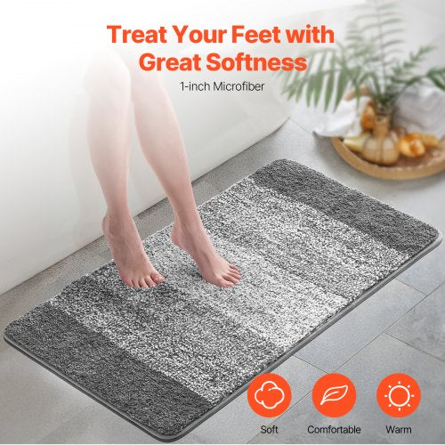 Bathroom Rug 36x24 Absorbent Soft Bath Mat Machine Washable Quick Dry