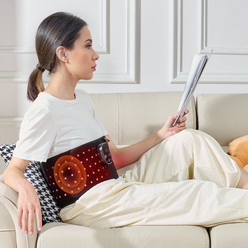 Red Light Therapy for Waist 660nm 850nm Red Light Therapy Wrap Belt with Timer