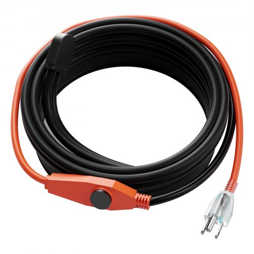 Pipe Heating Cable 60FT 7WFT Heat Tape for Pipes with Builtin Thermostat