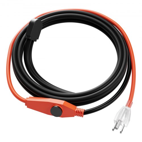 Pipe Heating Cable 3FT 7WFT Heat Tape for Pipes with Builtin Thermostat