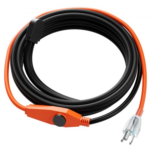 Pipe Heating Cable 12FT 7WFT Heat Tape for Pipes with Builtin Thermostat