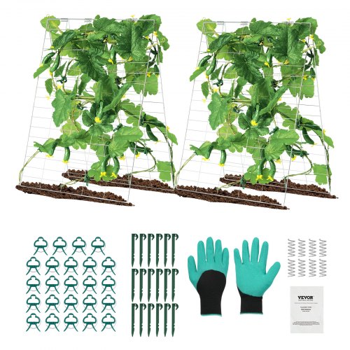 Cucumber Trellis for Climbing Plants 35 x 55 Foldable Cucumber Trellis