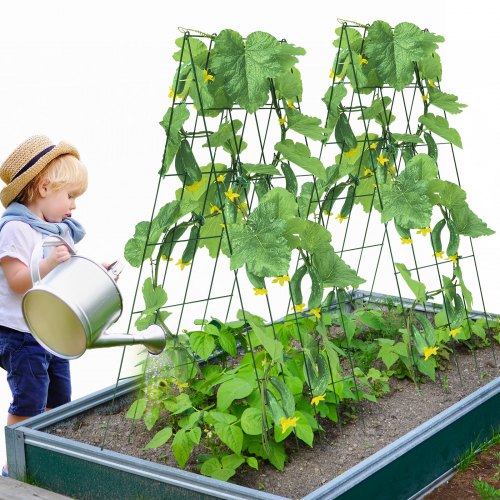 Cucumber Trellis for Climbing Plants 39 x 32 Foldable Cucumber Trellis
