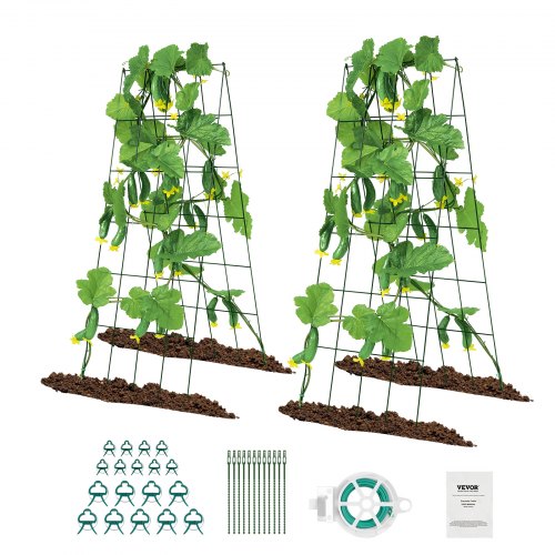 Cucumber Trellis for Climbing Plants 39 x 32 Foldable Cucumber Trellis