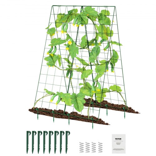 Cucumber Trellis for Climbing Plants 46 x 32 Foldable Cucumber Trellis