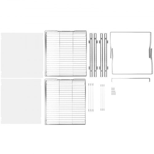 2 Tier 17Wx21Dx15H Pull Out Cabinet Organizer Heavy Duty Slide Out