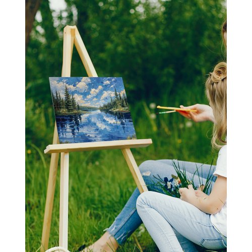 Canvas Boards for Painting 12 x 16 Inch White Canvases for Painting 24