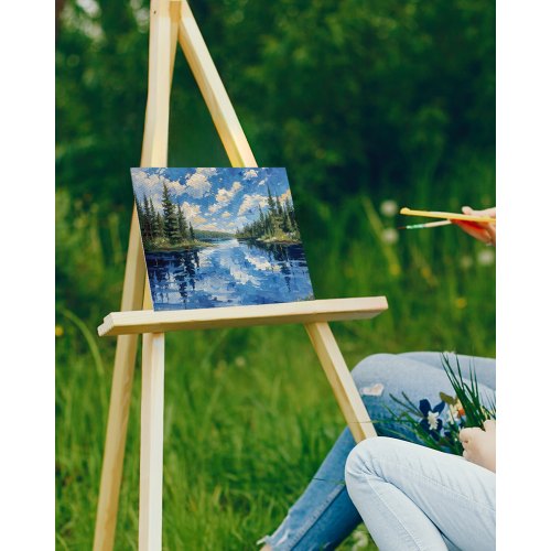 Canvas Boards for Painting 9 x 12 Inch White Canvases for Painting 24 Pack