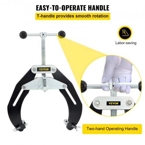 Pipe Clamp 2 to 6 in High Strength Ultra Clamp with Quick Acting Screws