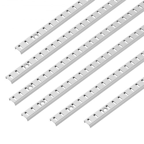 Shelf Pilaster 727inch 20 Pack Adjustable Shelf Brackets Steel Mortise