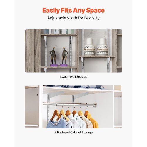 Shelf Pilaster 39inch 10 Pack Upright Wall Shelving System Heavy Duty