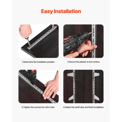 Shelf Pilaster 39inch 10 Pack Upright Wall Shelving System Heavy Duty