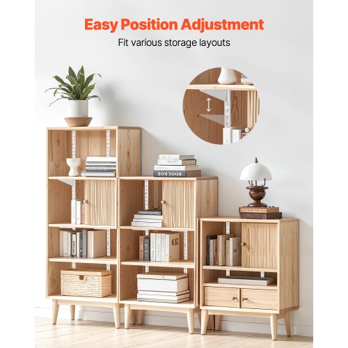 Shelf Pilaster 60inch 5 Pack Dual Track Upright Wall Shelving System