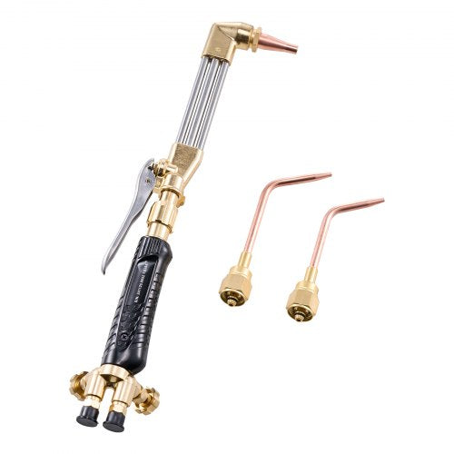 Oxygen Acetylene Torch Kit Gas Welding Cutting 12Pcs Oxy Brazing Tool Set With