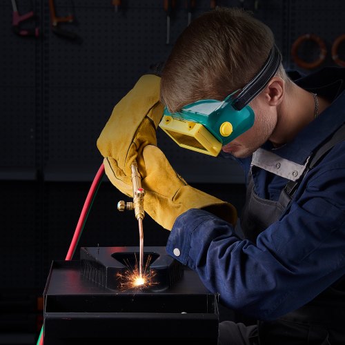 Oxygen Acetylene Torch Kit Gas Welding Torch Kit 14PCS Portable Oxy