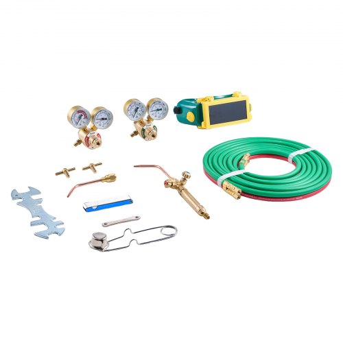 Oxygen Acetylene Torch Kit Gas Welding Torch Kit 14PCS Portable Oxy