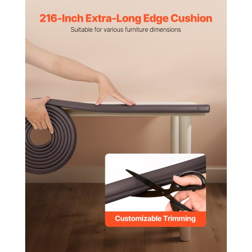 Baby Proofing Edge Corner Protector 18 Ft Cushion 8 Pads Soft Nbr Foam 3M
