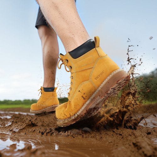 Steel Toe Work Boots US Size 11 Waterproof Work Boots for Men