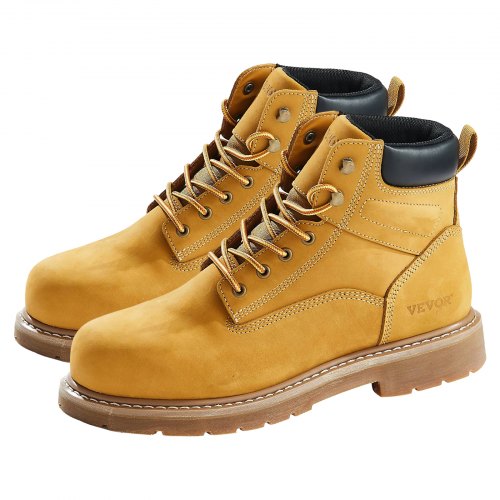 Steel Toe Work Boots US Size 12 Waterproof Work Boots for Men