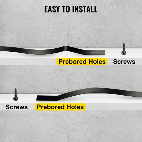 Deck Balusters 61 Pack Metal Spindles 295X1 Staircase Baluster With Screws