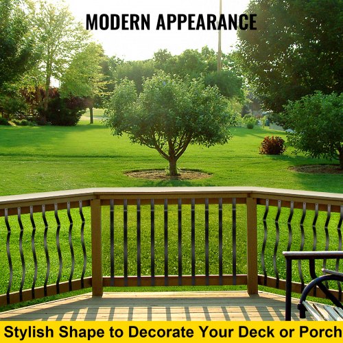 Deck Balusters 26 Pack Metal Deck Spindles 3225x1 Staircase Baluster