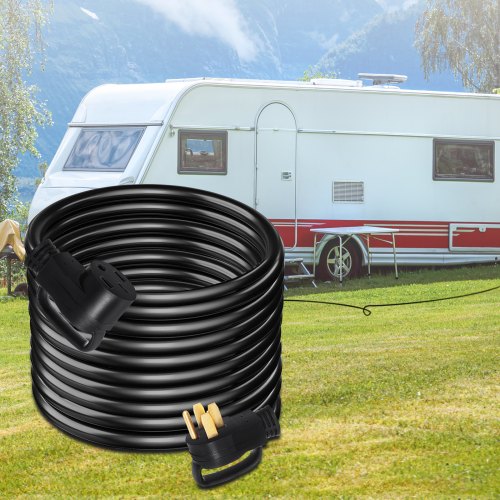 50Ft 50 Amp Rv Extension Cord Durable Premium Power 265Mm Wire Diameter Copper